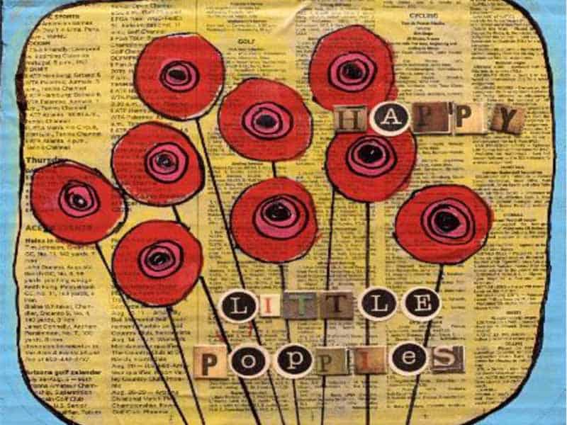 recycled poppy